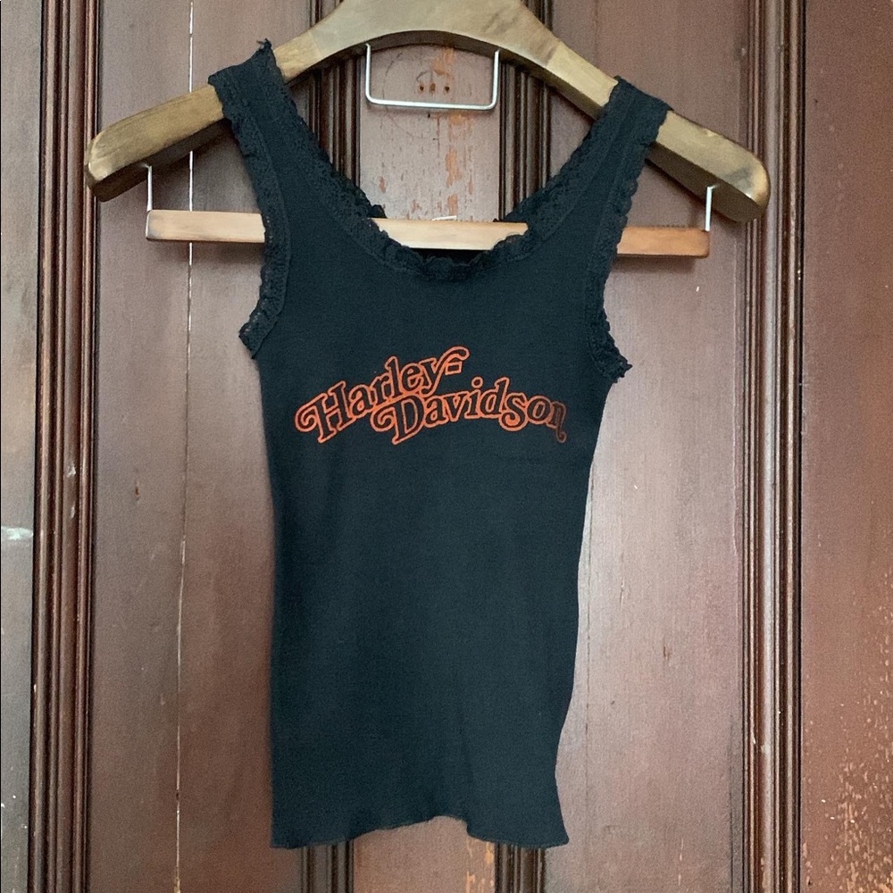 Vintage Harley-Davidson tank